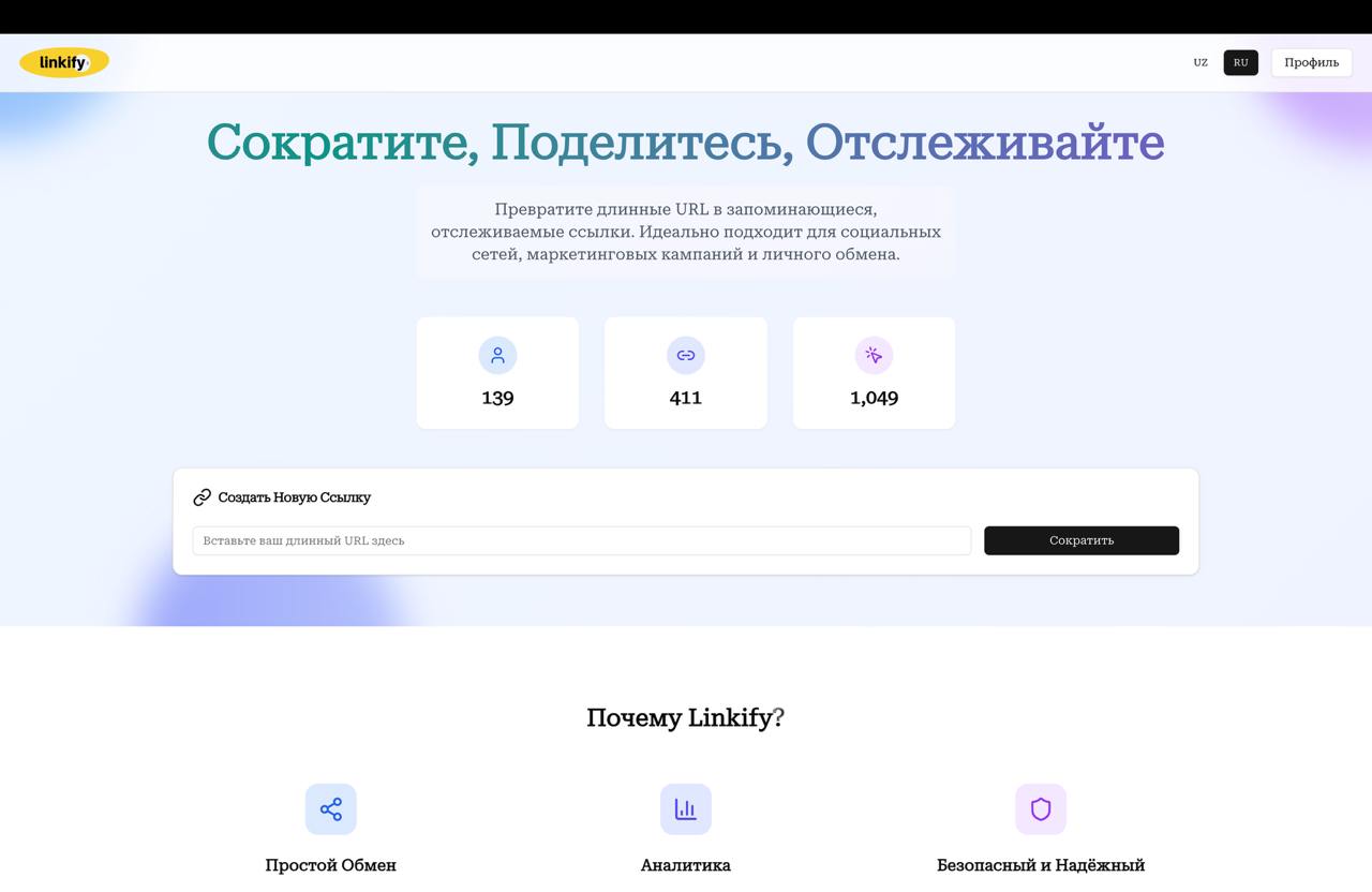 Linkify | URL Shortener